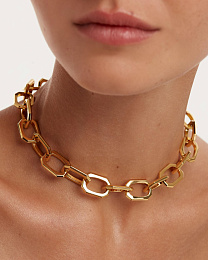 Large Signature Chain Necklace