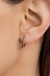 10mm Eternity Lobe Single Earring with Clicker Clo