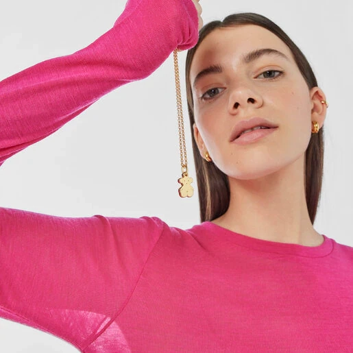 Кулон TOUS из серебра с 18K позолотой/015904606