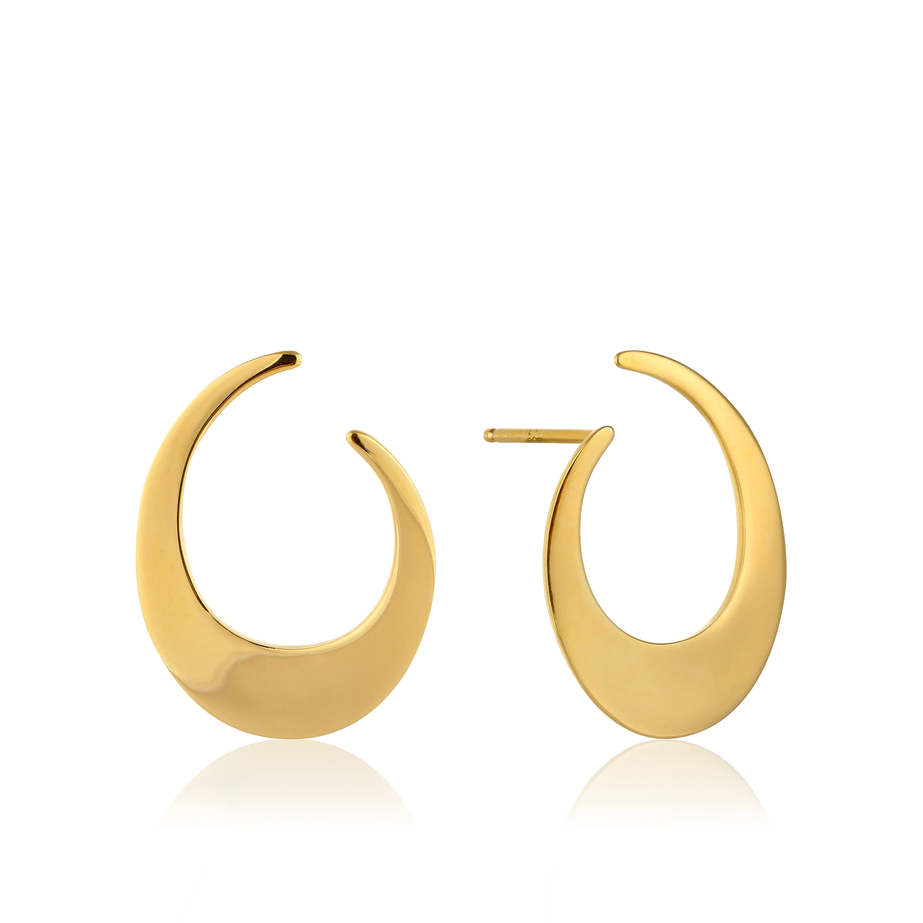Ania Haie 14K Ոսկեպատ Արծաթյա Ականջօղ/ E008-21G