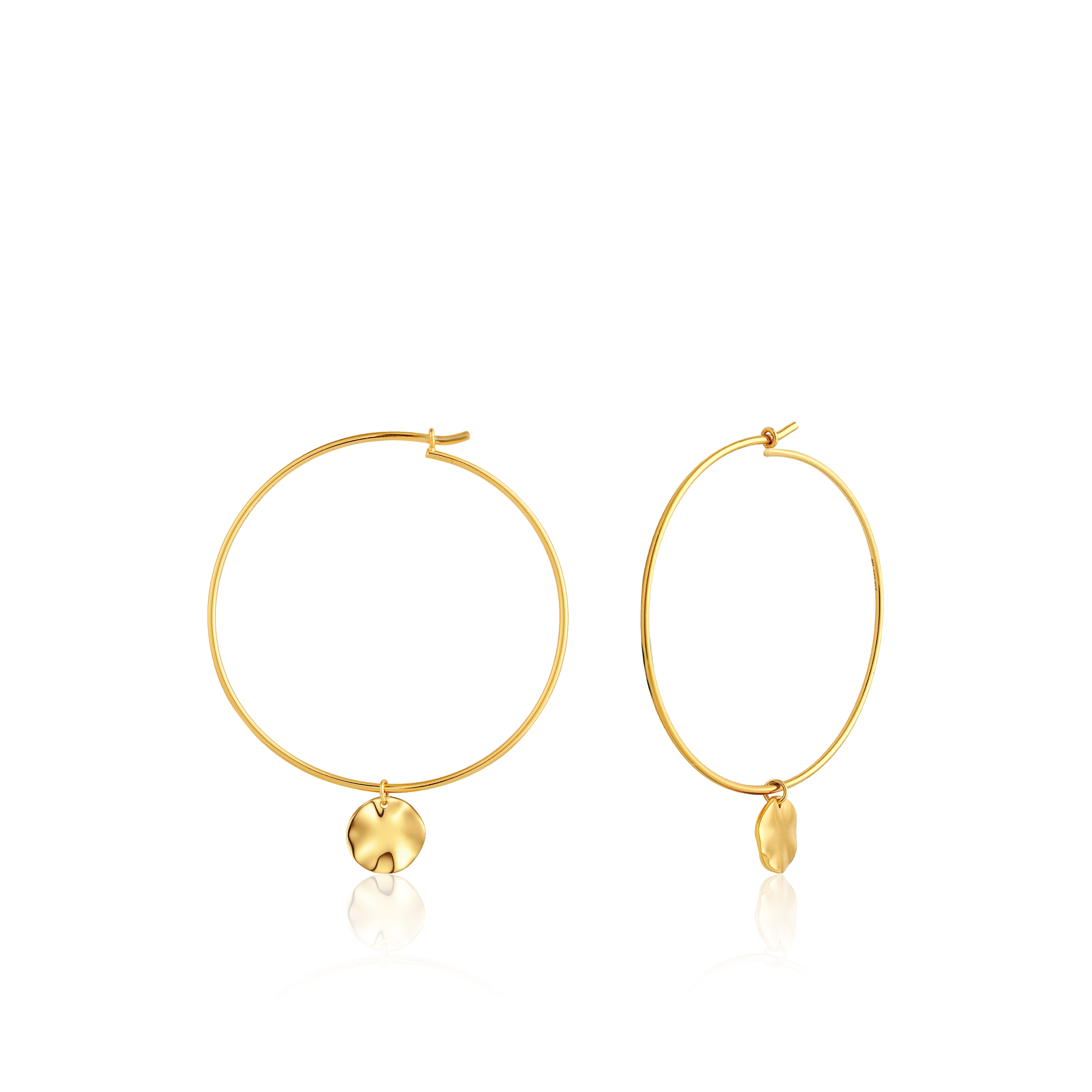 Ania Haie 14K Ոսկեպատ Արծաթյա Ականջօղ/ E007-04G