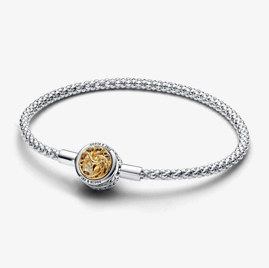 PANDORA Project House 14K Gold Plated Silver Bracelet/ 562964C00-18