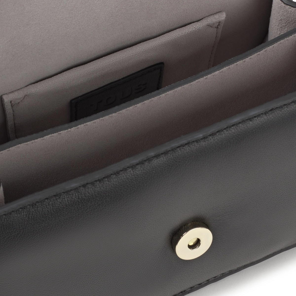 LEATHER,HANDBAG S.AUDREE LEATHER BLACK