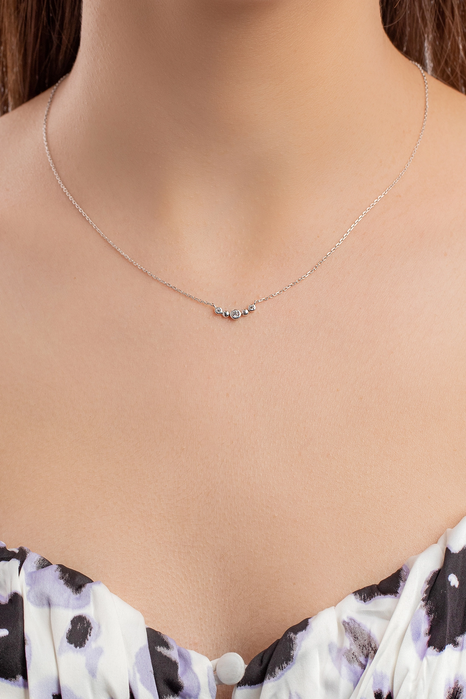 L'atelier Precieux Серебряное Ожерелье/ 87374045
