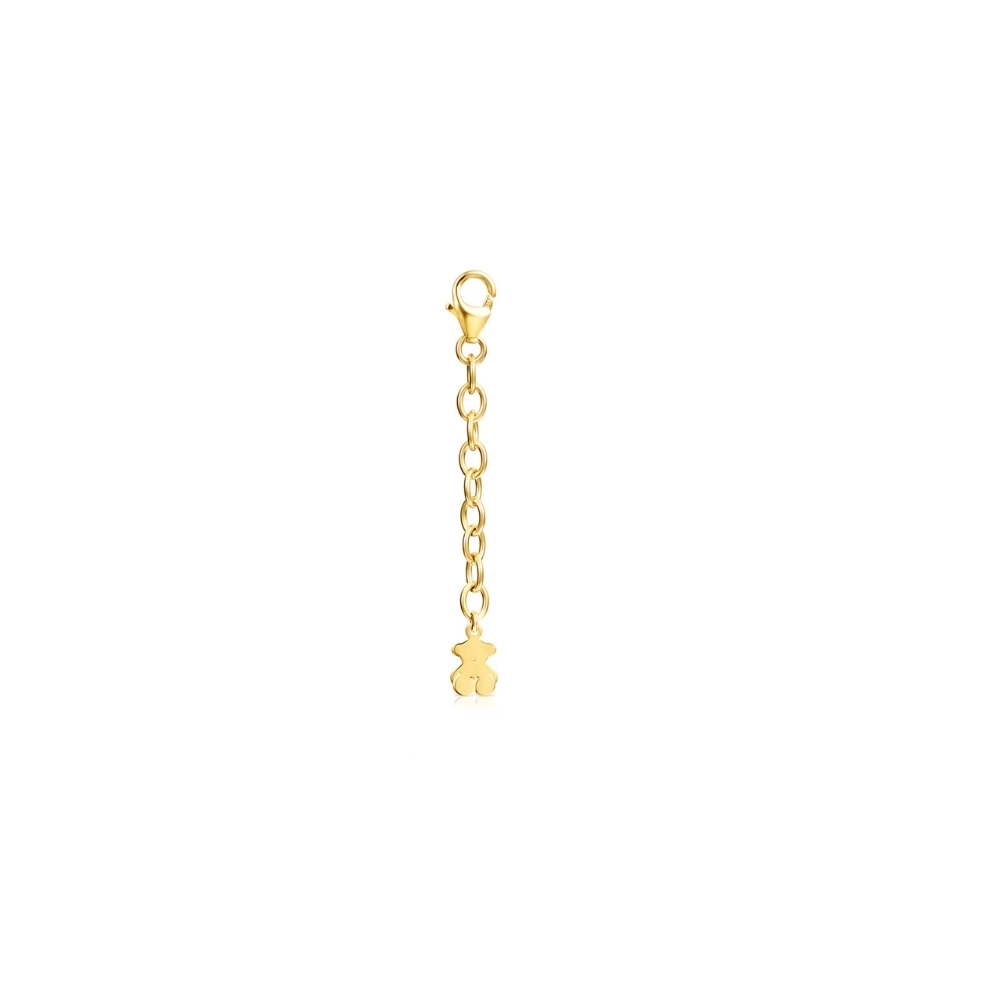 TOUS 18K Gold plated Silver Bracelet Connector/ 511901751