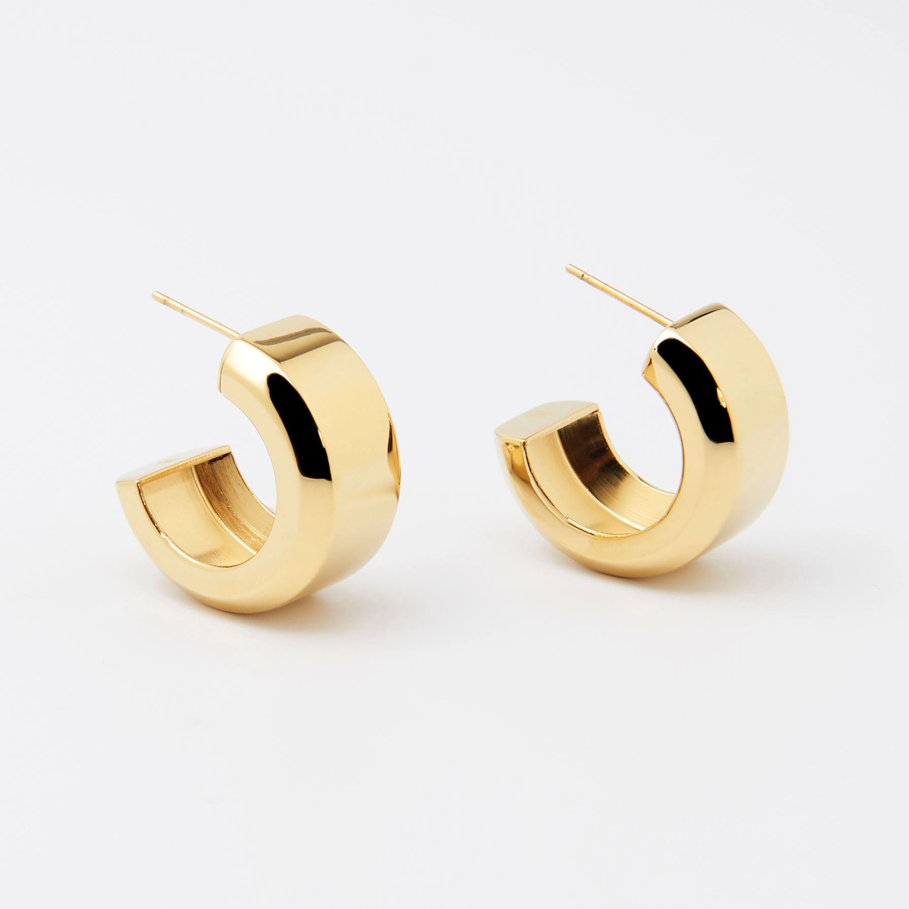 Zag Bijoux 24K Gold Plated Stainless Steel Surgical Earring/ SEC22093-01UNI