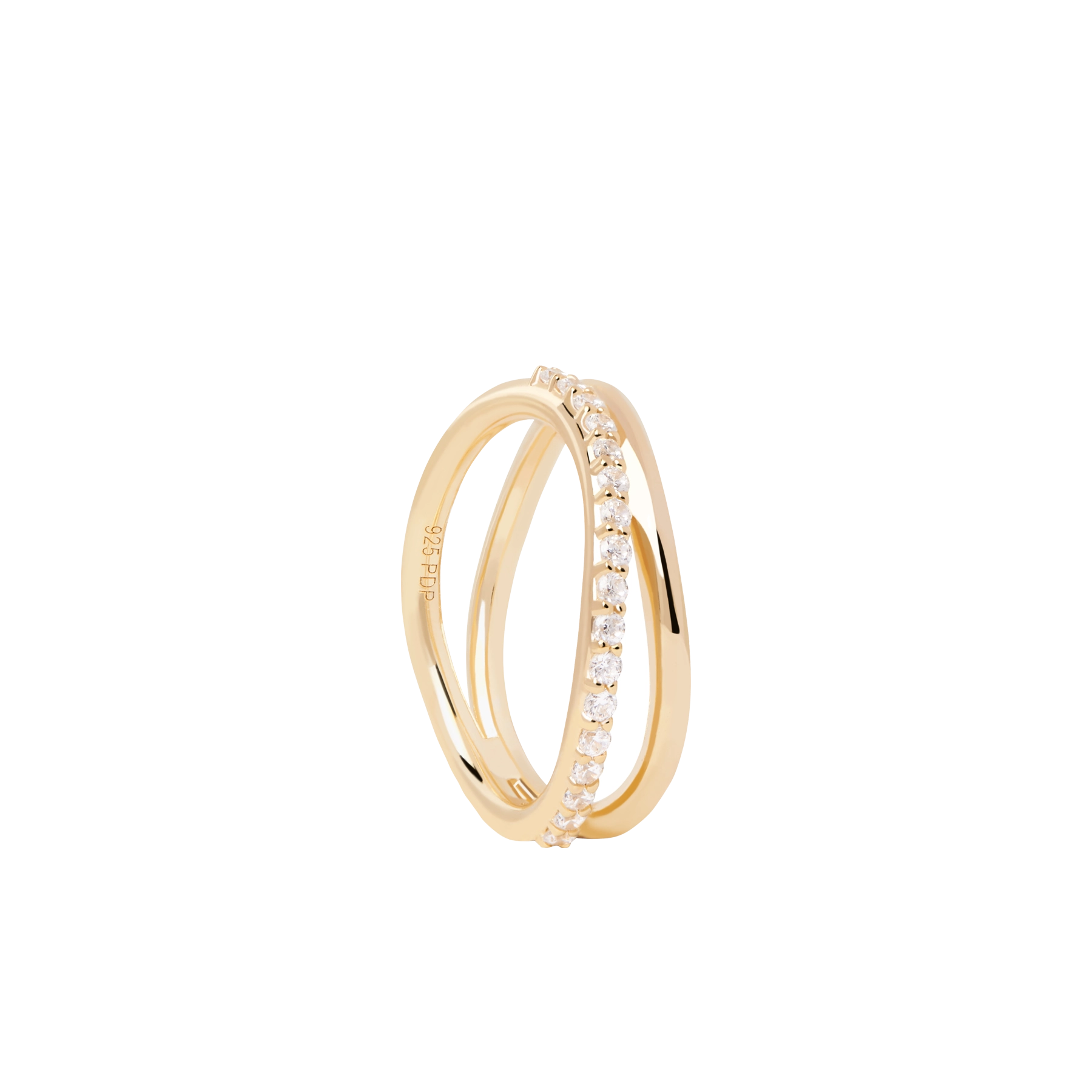 PDPAOLA 18K Gold Plated Silver Ring/ AN01-844-12