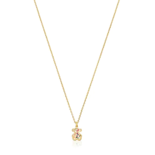 TOUS Серебряное ожерелье с позолотой 18K/111274540