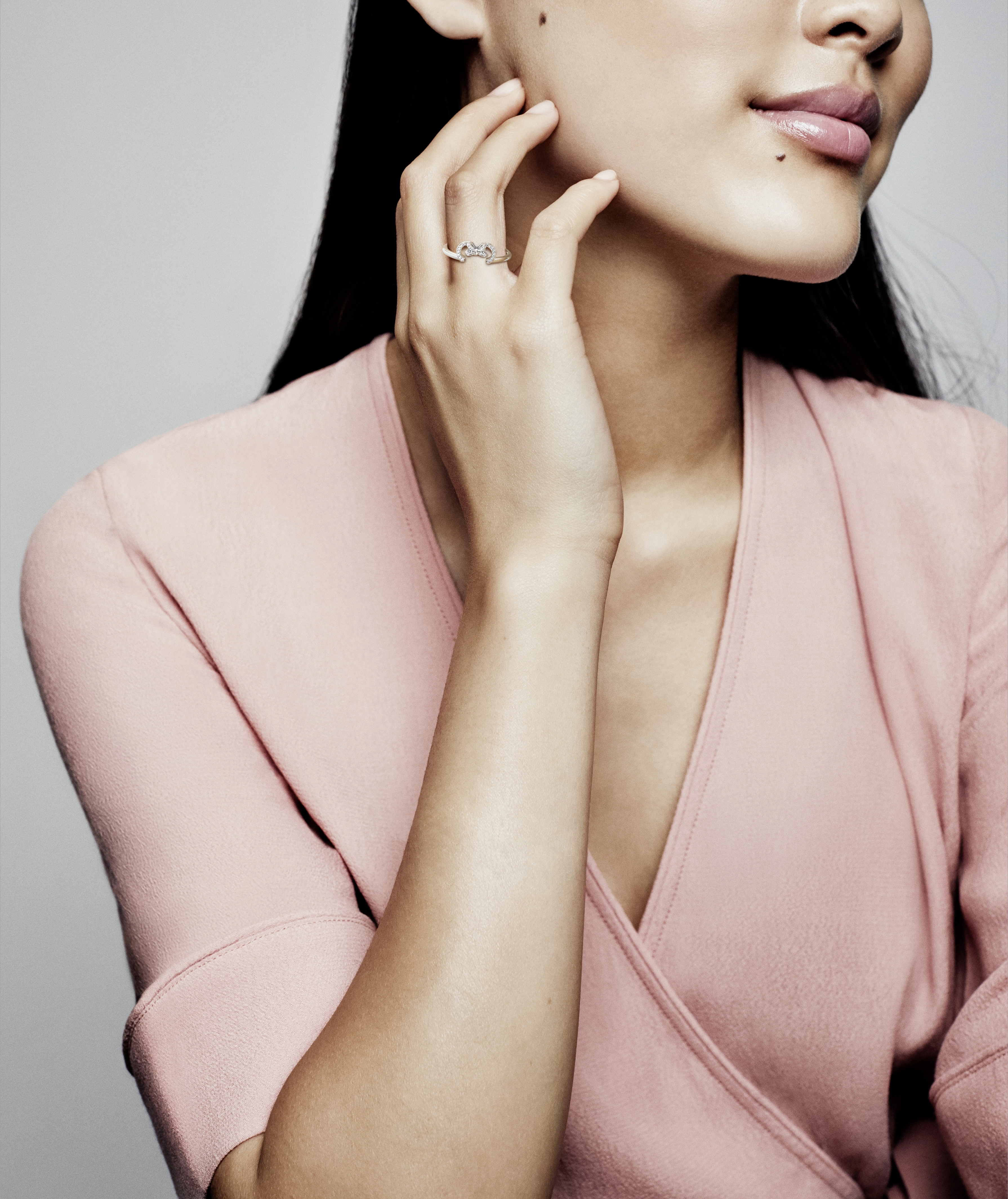 PANDORA Disney Silver Ring/ 197509CZ-52