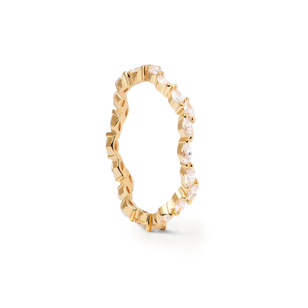 PDPAOLA 14K Gold Plated Silver Ring/ AN01-875-14