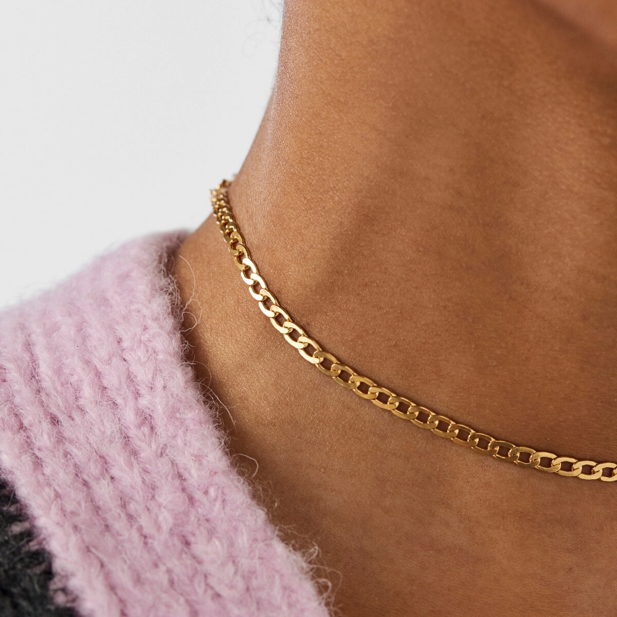 TOUS 18K Gold plated Silver Choker/ 011902590