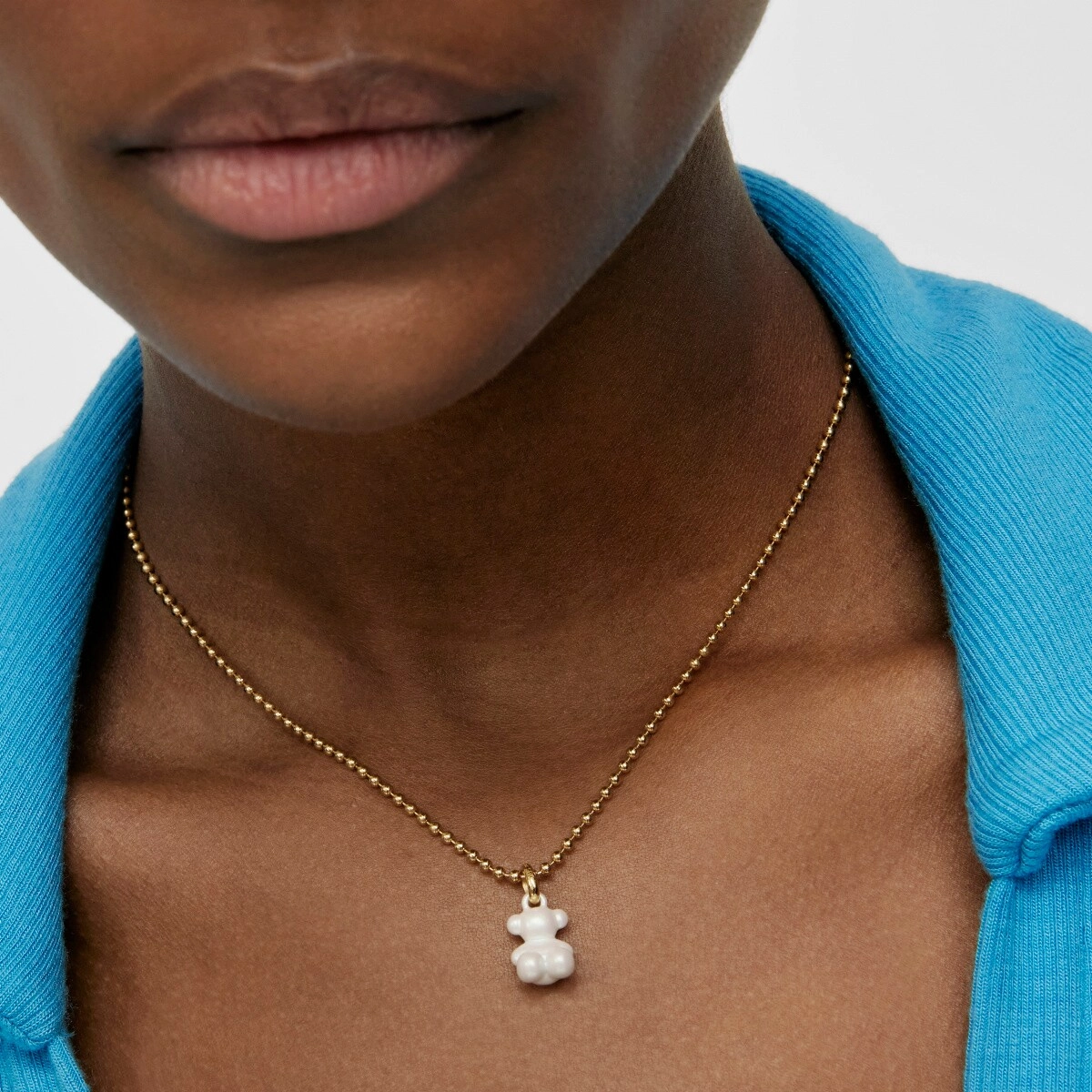 TOUS Серебряный Кулон с позолотой 18K / 211524640