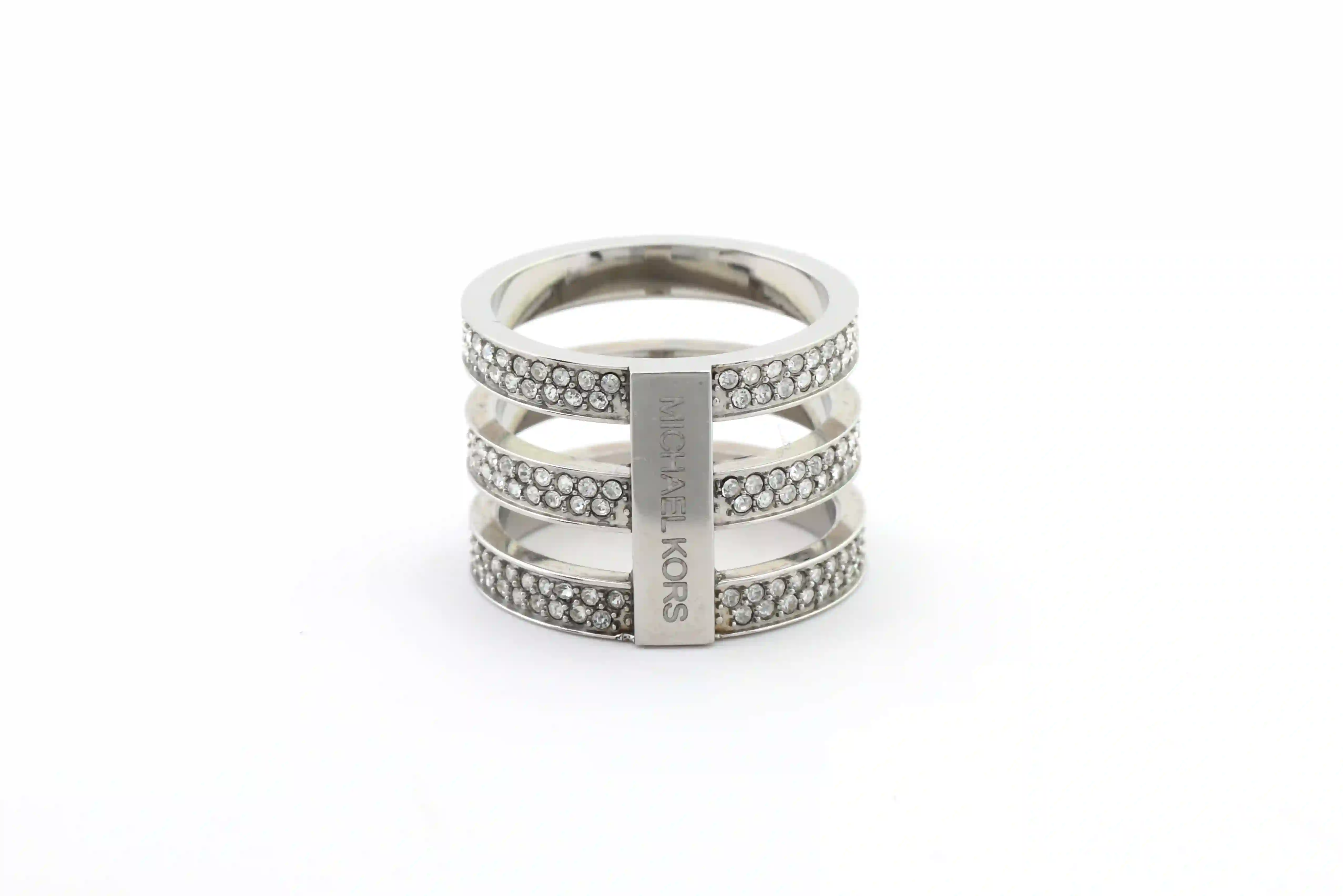 Michael Kors Gold Kors Love Duo Heart Ring  Jewellery from Bradburys The  Jewellers UK