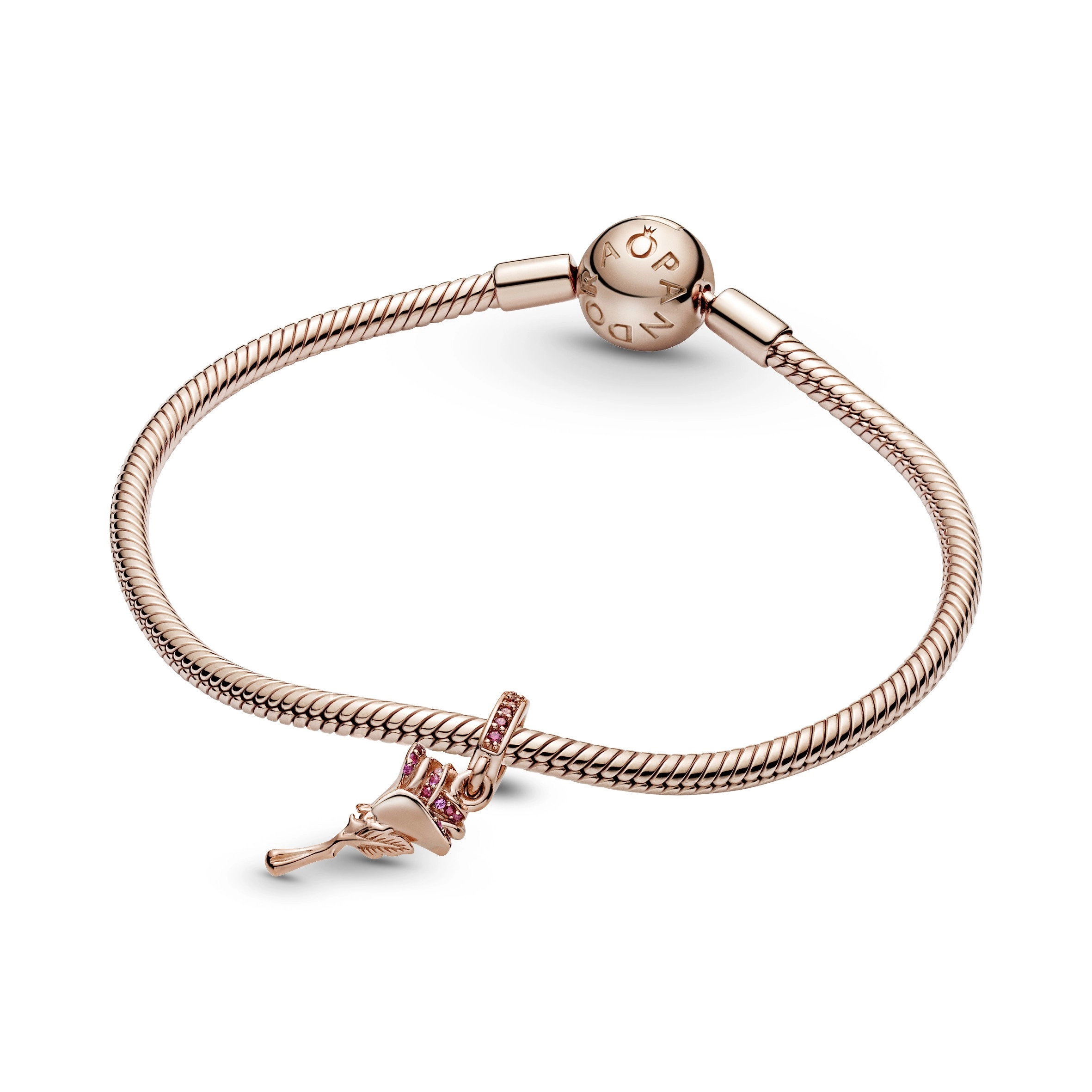 PANDORA Rose 14K Վարդագույն ոսկու պատվածքով Արծաթյա Չարմ/ 789312C01