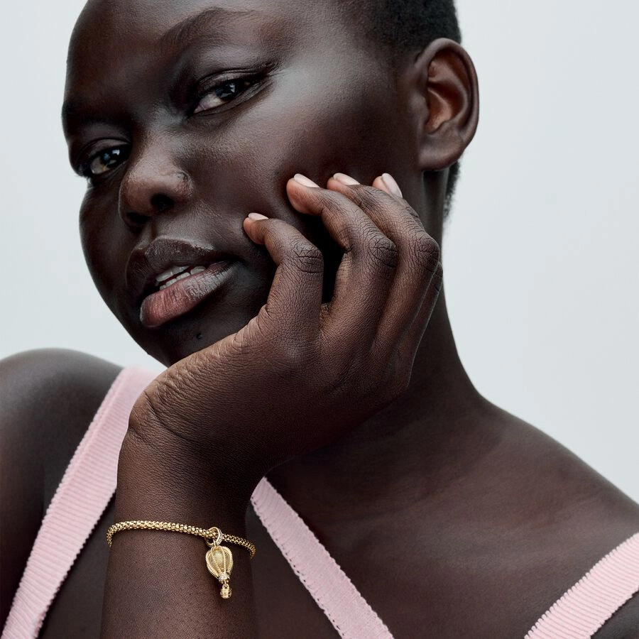 PANDORA Moments 14K Позолоченный Серебряный Шарм/ 769434C01