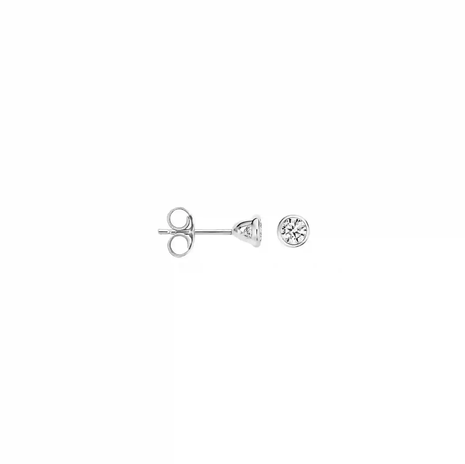 Blush 14K White gold Earring/ 7256WZI