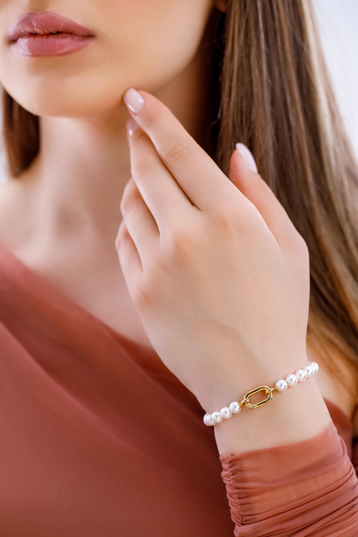Ti Sento 14K Gold Plated Silver Bracelet/ 23037YP