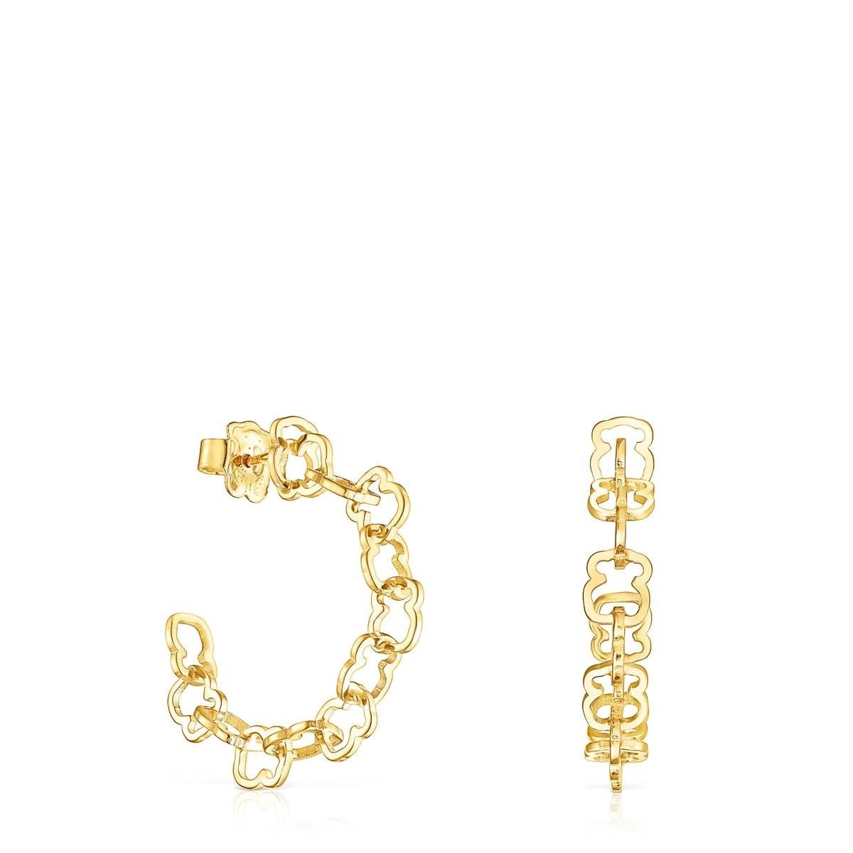 TOUS Արծաթյա 18K Ոսկեպատ Ականջօղ/216983520
