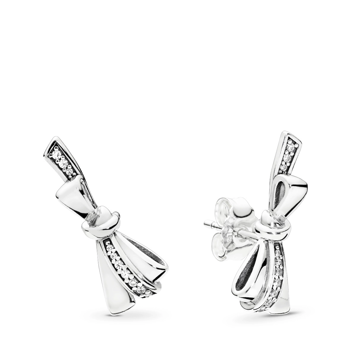 PANDORA Moments Silver Earring/ 297234CZ