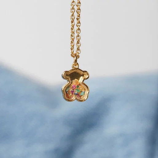 TOUS Серебряное ожерелье с позолотой 18K/111274540