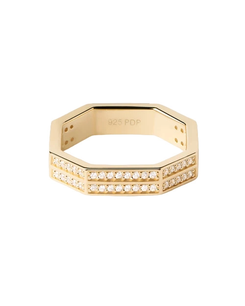 PDPAOLA 18K Gold Plated Silver Ring/ AN01-A06-14