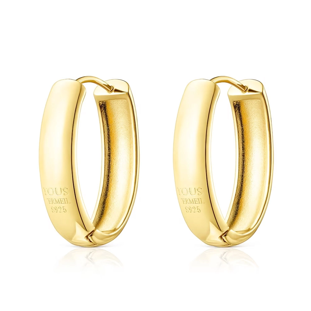 TOUS 18K Gold plated Silver Earring/ 111183530