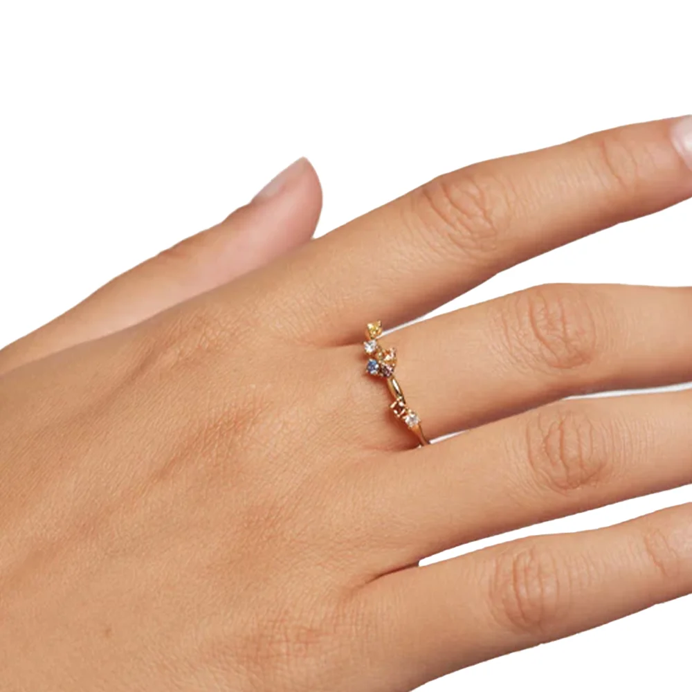 PDPAOLA 14K Gold Plated Silver Ring/ AN01-210-12