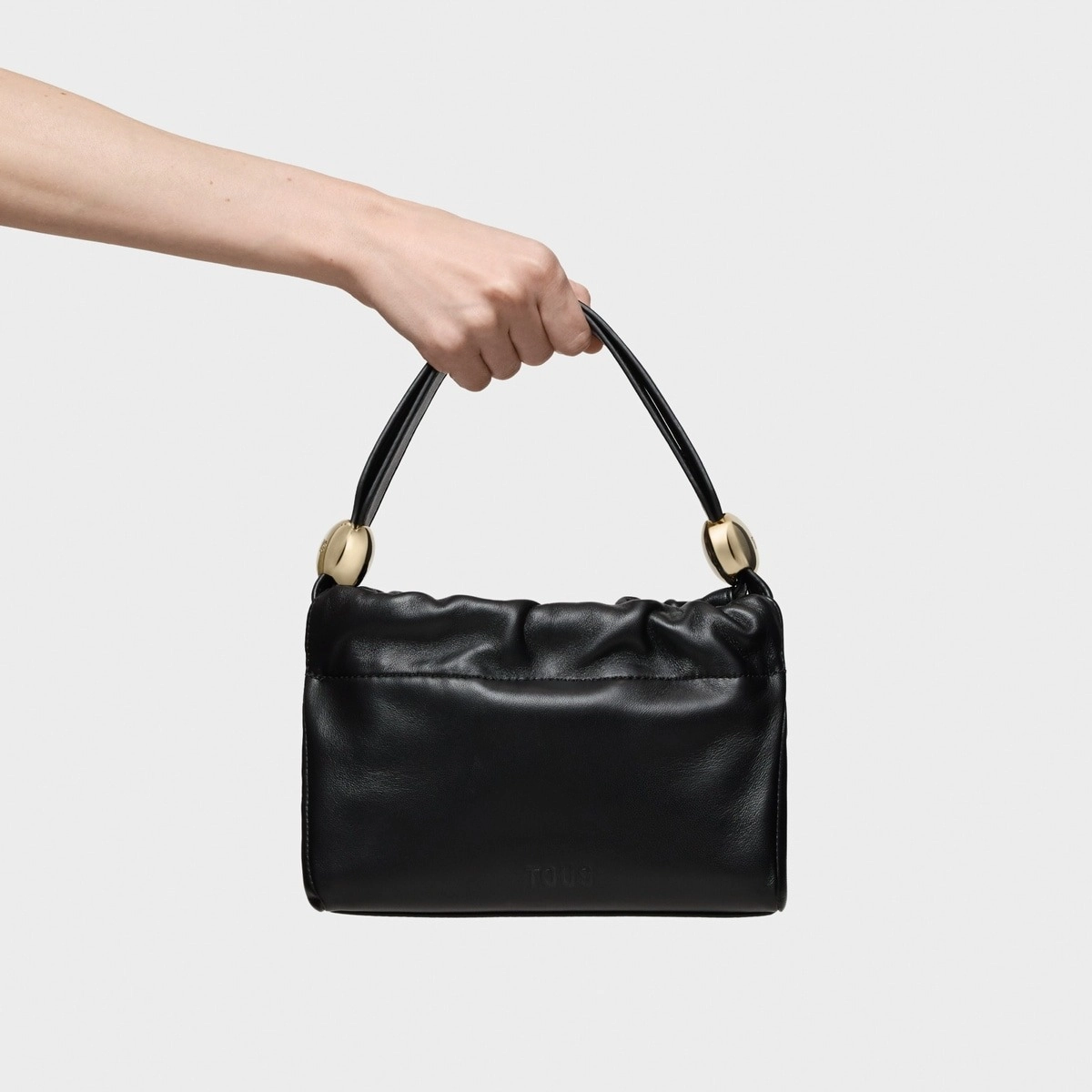 LEA.COT,HANDBAG XS.T GLOSS BLACK