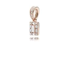 PANDORA Rose 14K Позолоченный Серебряный Кулон/ 387543CZ