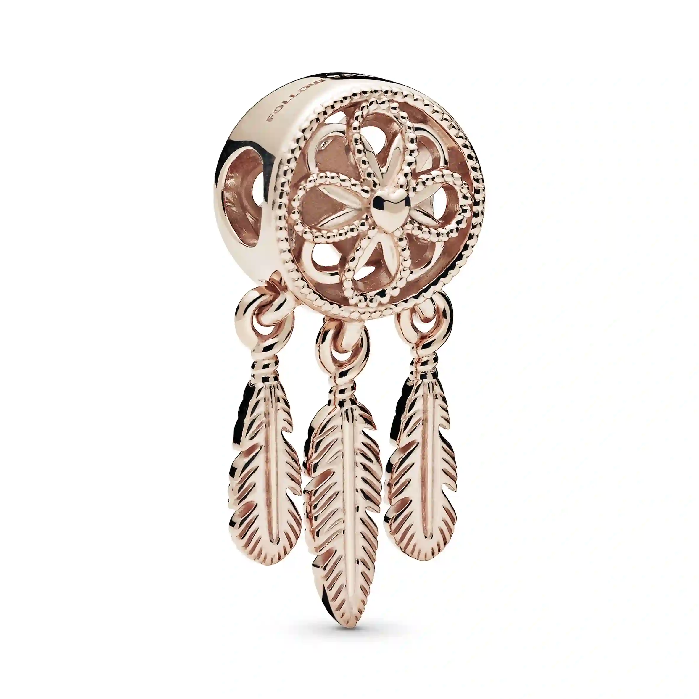 PANDORA Rose 14K Վարդագույն ոսկու պատվածքով Արծաթյա Չարմ/ 787200C00
