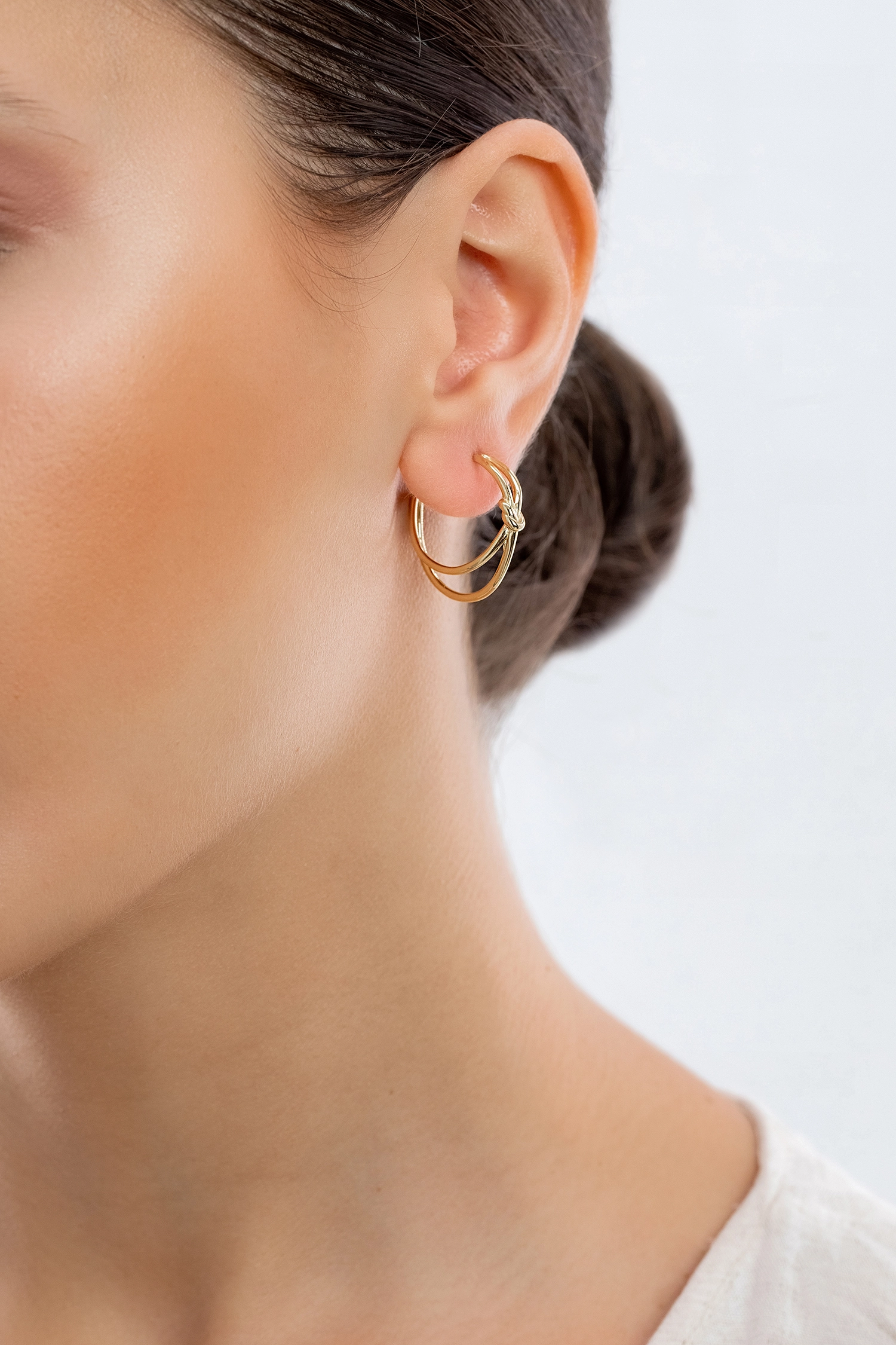 Ania Haie 14K Ոսկեպատ Արծաթյա Ականջօղ/ E029-02G