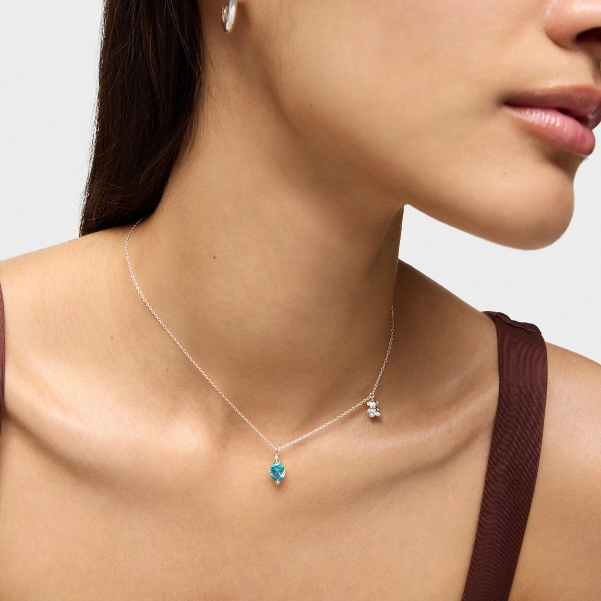 TOUS Silver Necklace/ 1004338400