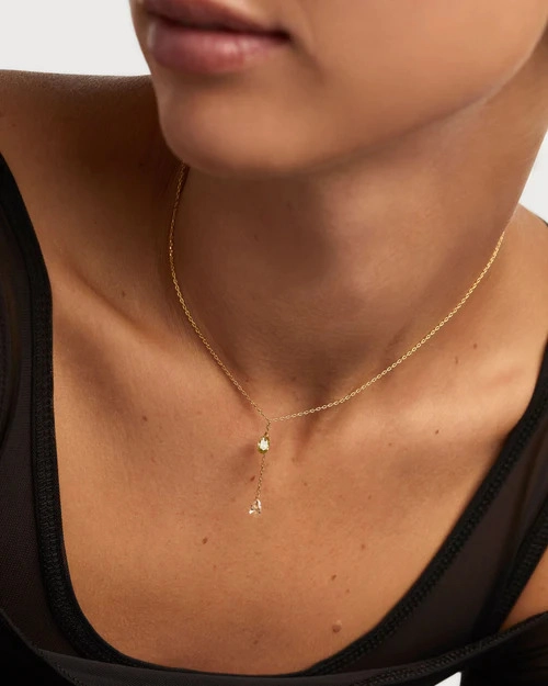 PDPAOLA 18K Gold Plated Silver Necklace/ CO01-863-U