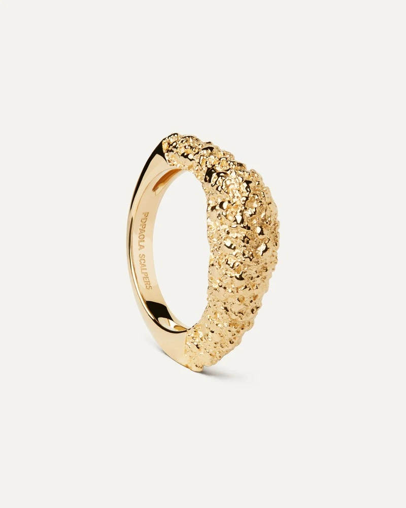 PDPAOLA 18K Gold Plated Silver Ring/ AN01-B71-16