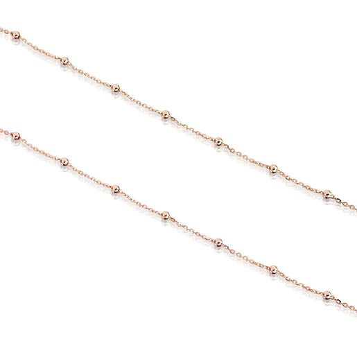 TOUS Արծաթյա Վզնոց 14K Վարդագույն ոսկու պատվածքով /111902660