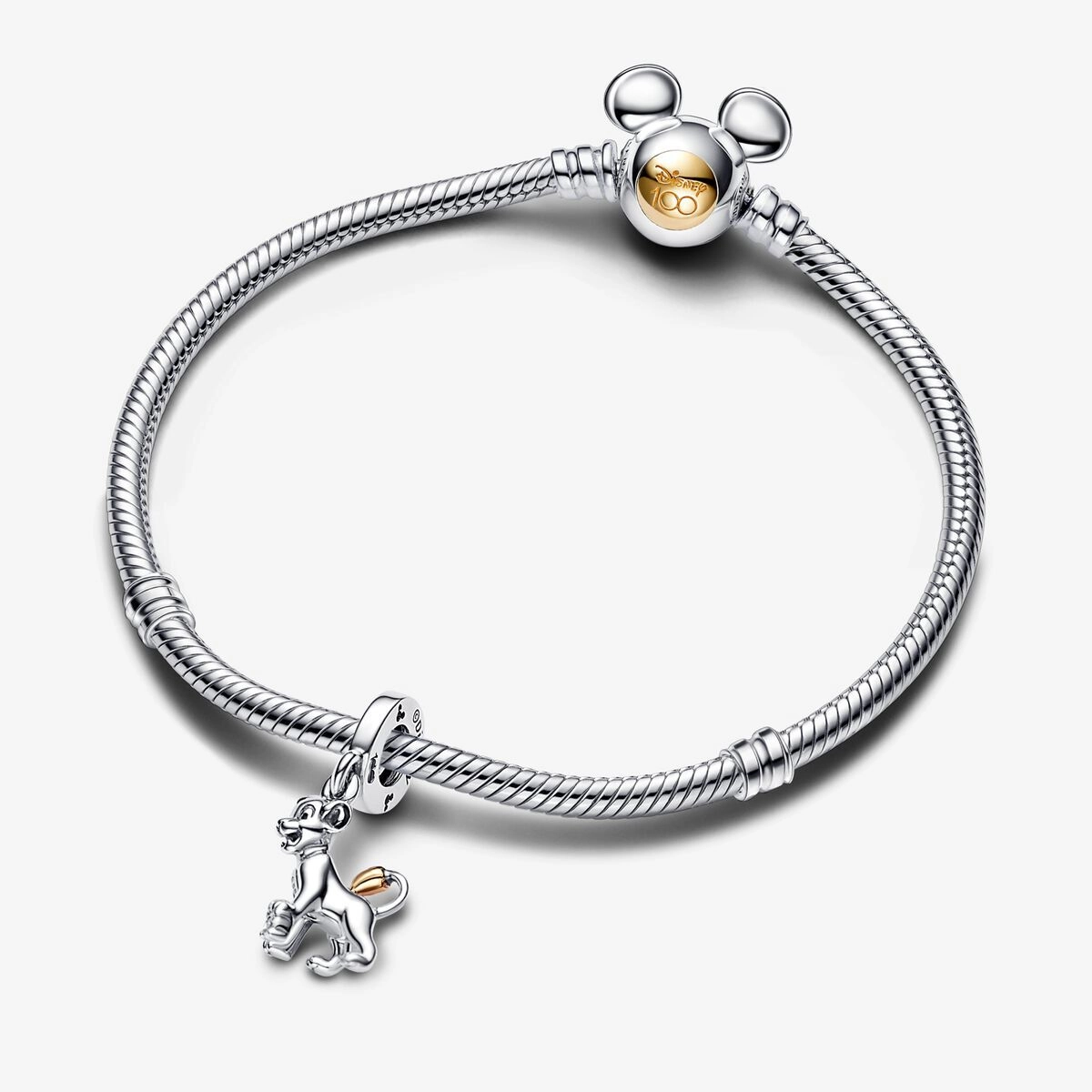 PANDORA PANDORA Disney 14K Gold Plated Silver Charm/ 792749C01