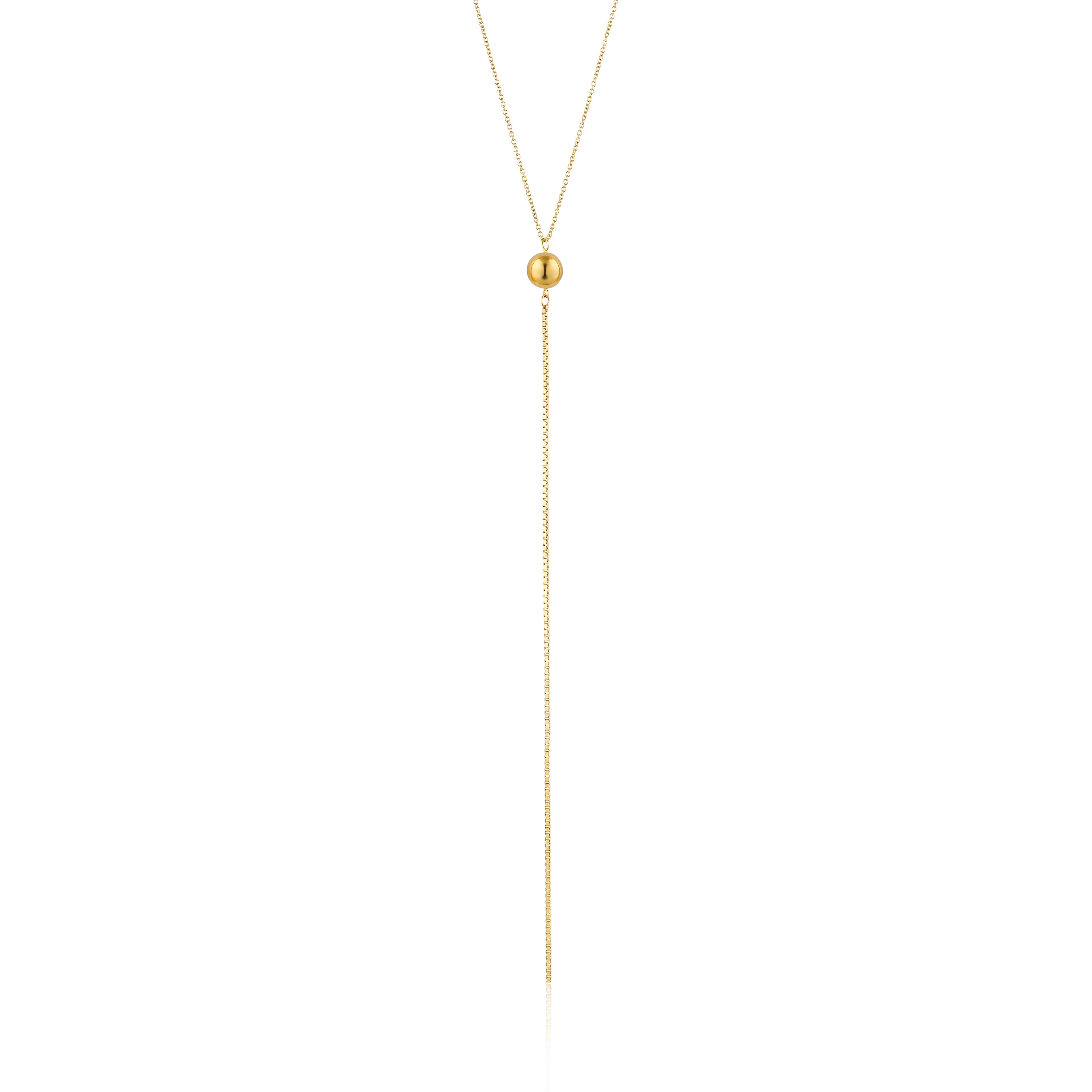 Ania Haie 14K Ոսկեպատ Արծաթյա Վզնոց/ N001-01G