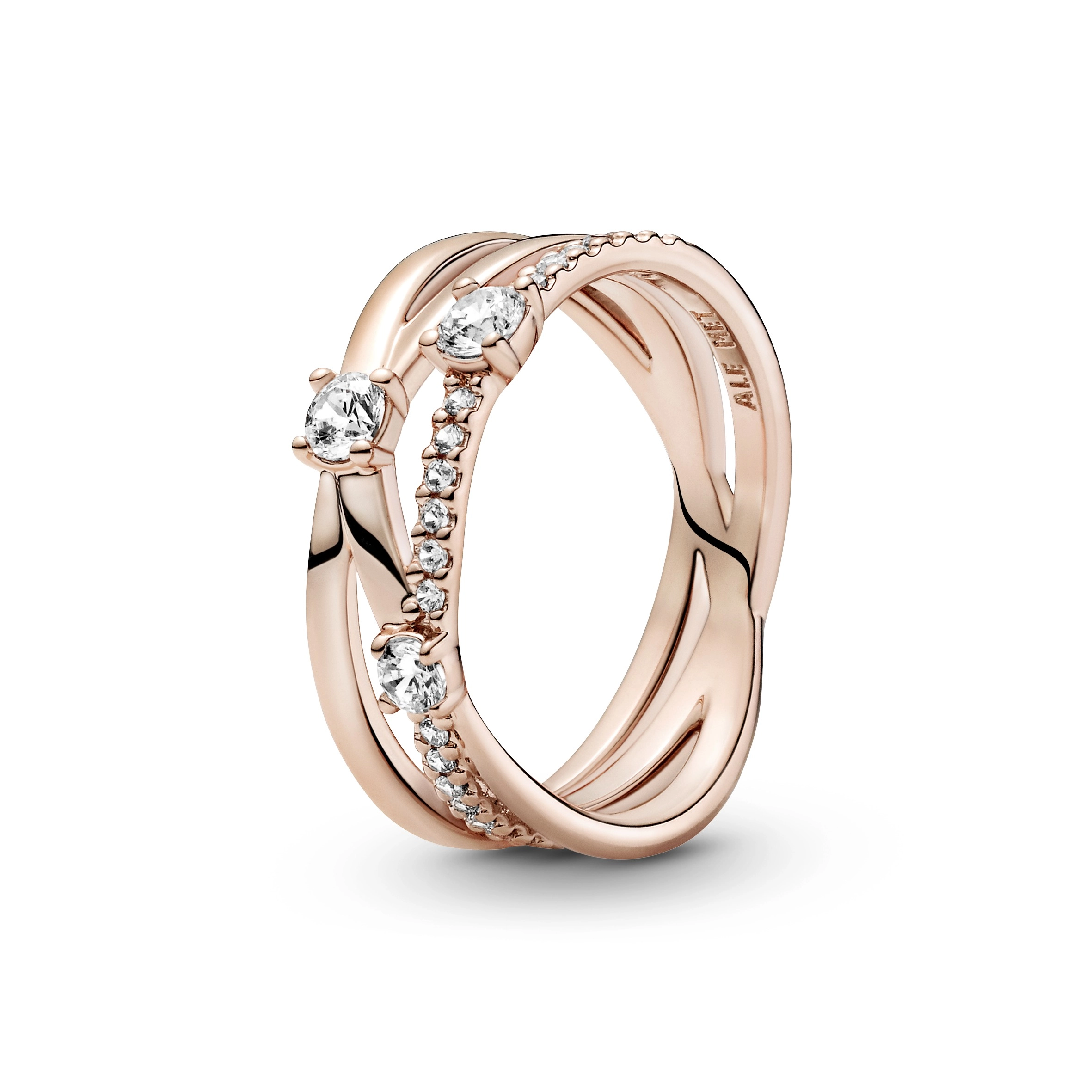 PANDORA Rose 14K Վարդագույն ոսկու պատվածքով Արծաթյա Մատանի/ 189400C01-56