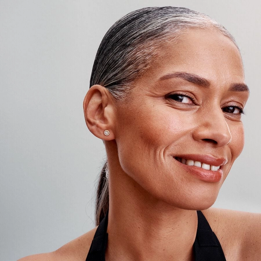 PANDORA Timeless 14K Gold Plated Silver Earring/ 263019C01