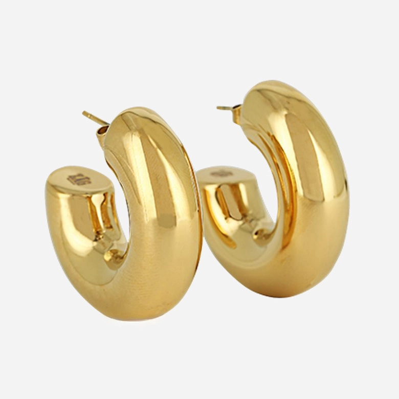 Zag Bijoux 24K Gold Plated Stainless Steel Surgical Earring/ SEC21313-01UNI1030