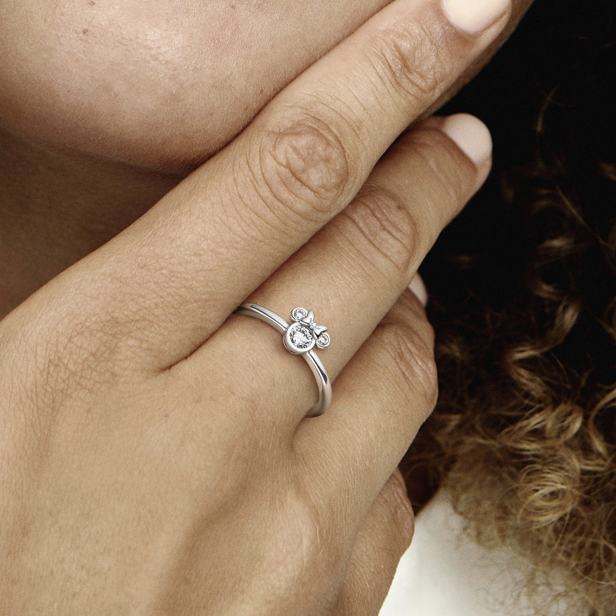PANDORA Disney серебряное кольцо/ 190074C01-50