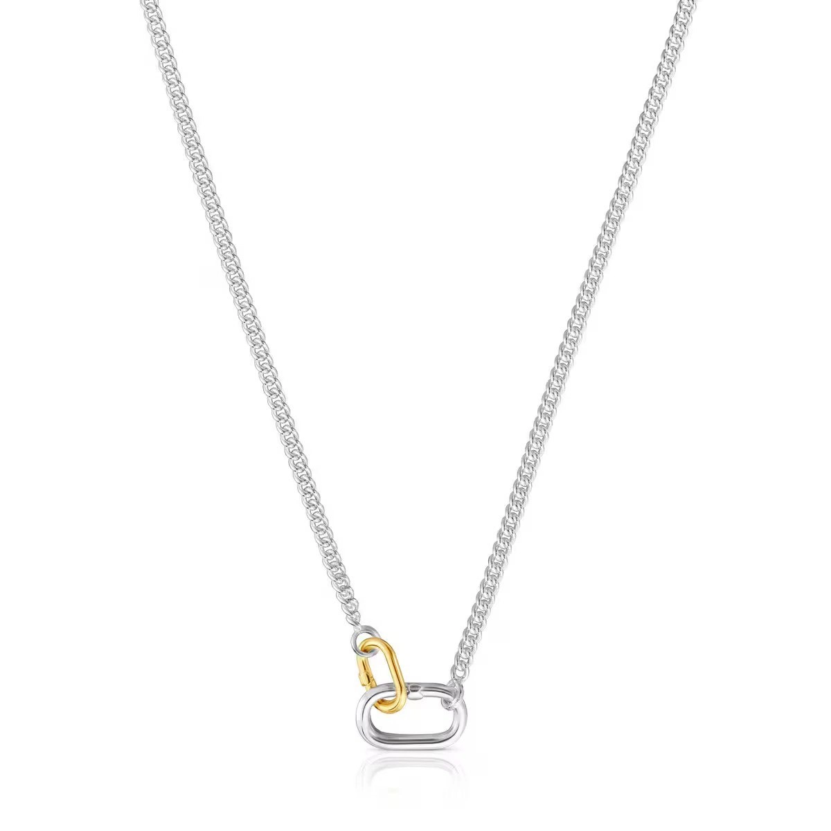 TOUS Серебряное ожерелье с позолотой 18K/1004098700