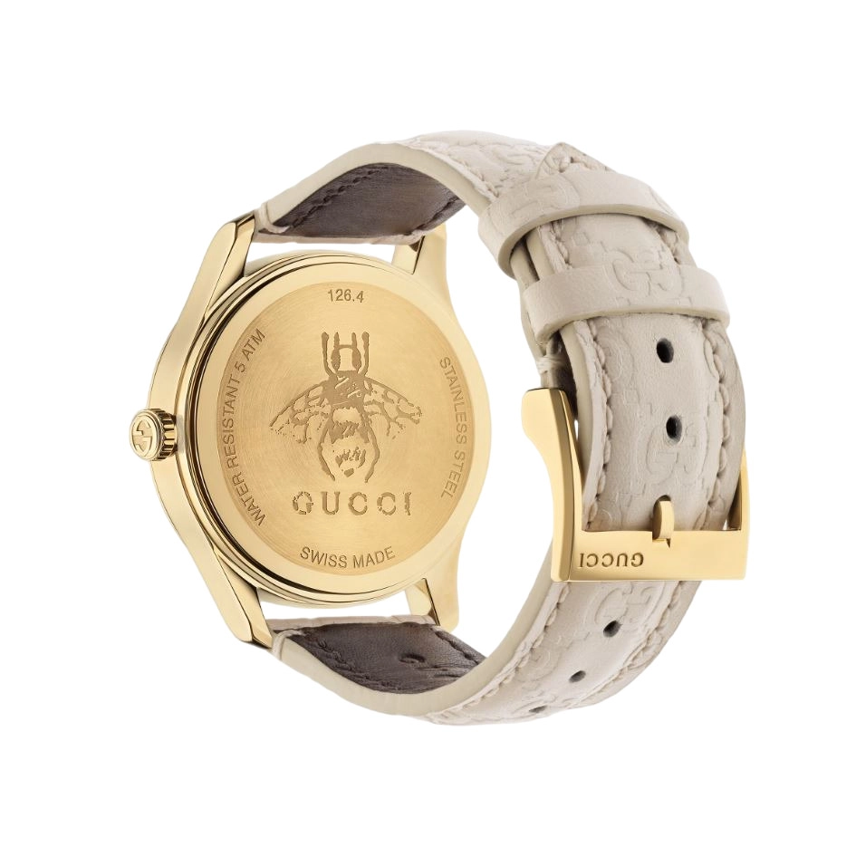 Gucci グッチ レディース腕時計 GUCCI G-Timeless 32MM Quartz SS Pink Dial Women's Watch YA1265033