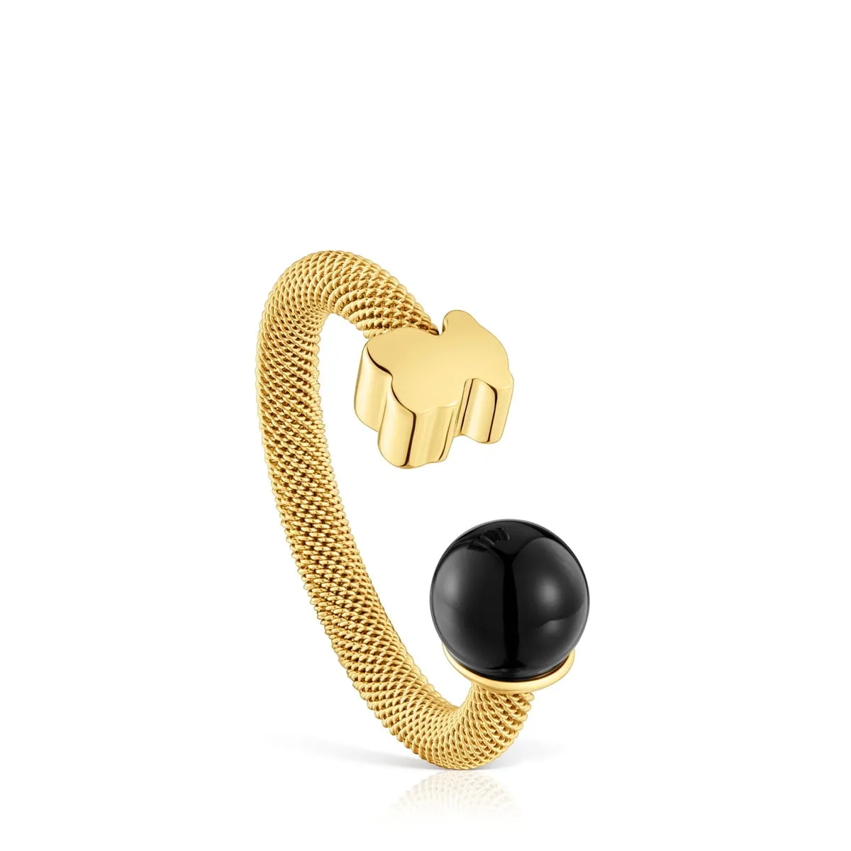 TOUS 18K Gold Plated Silver Ring/ 1004507711
