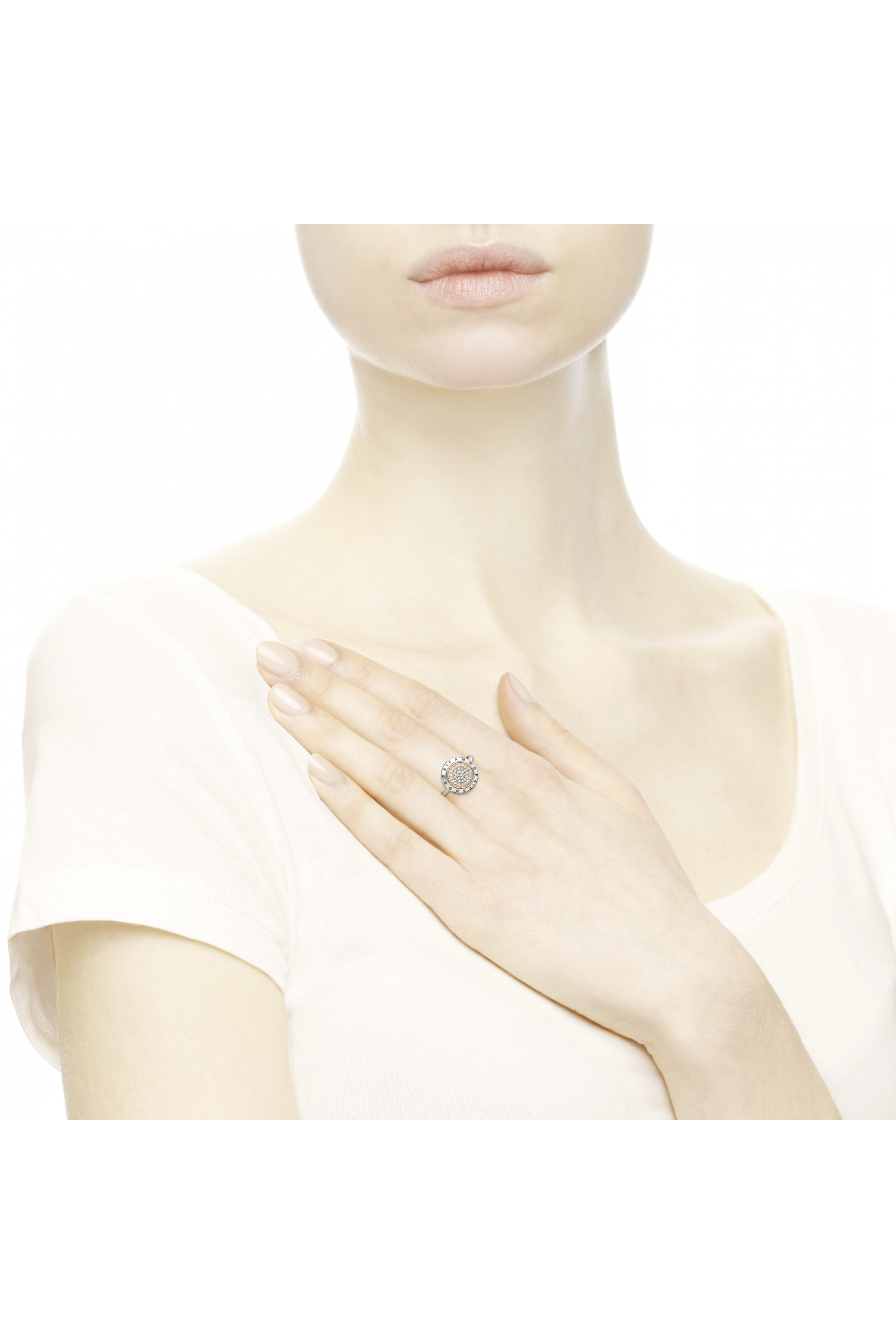 Buy PANDORA PANDORA Moments 14K Gold Plated Silver Ring