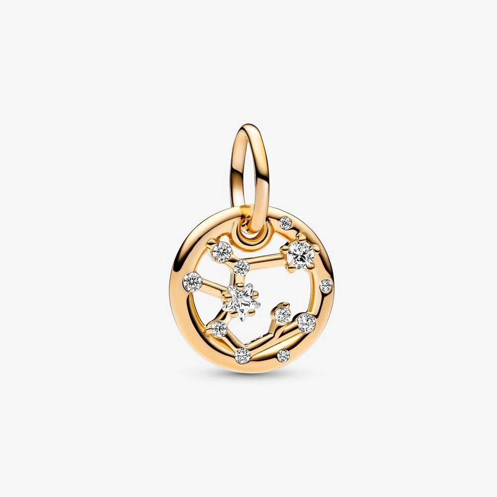 PANDORA Moments 14K Gold Plated Silver Charm/ 762723C01