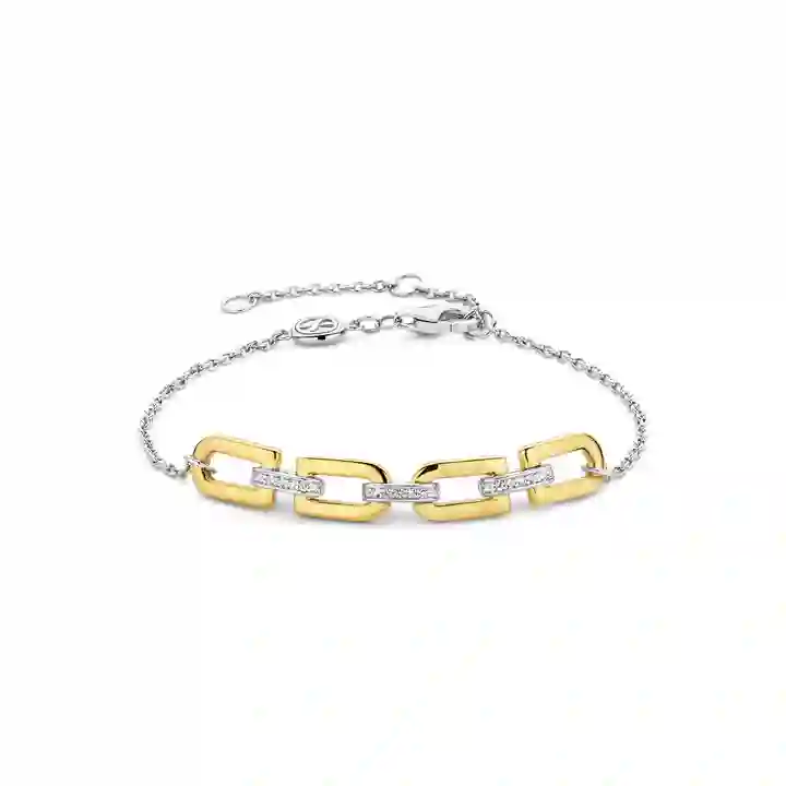 Ti Sento 14K Gold Plated Silver Bracelet/ 23032ZY