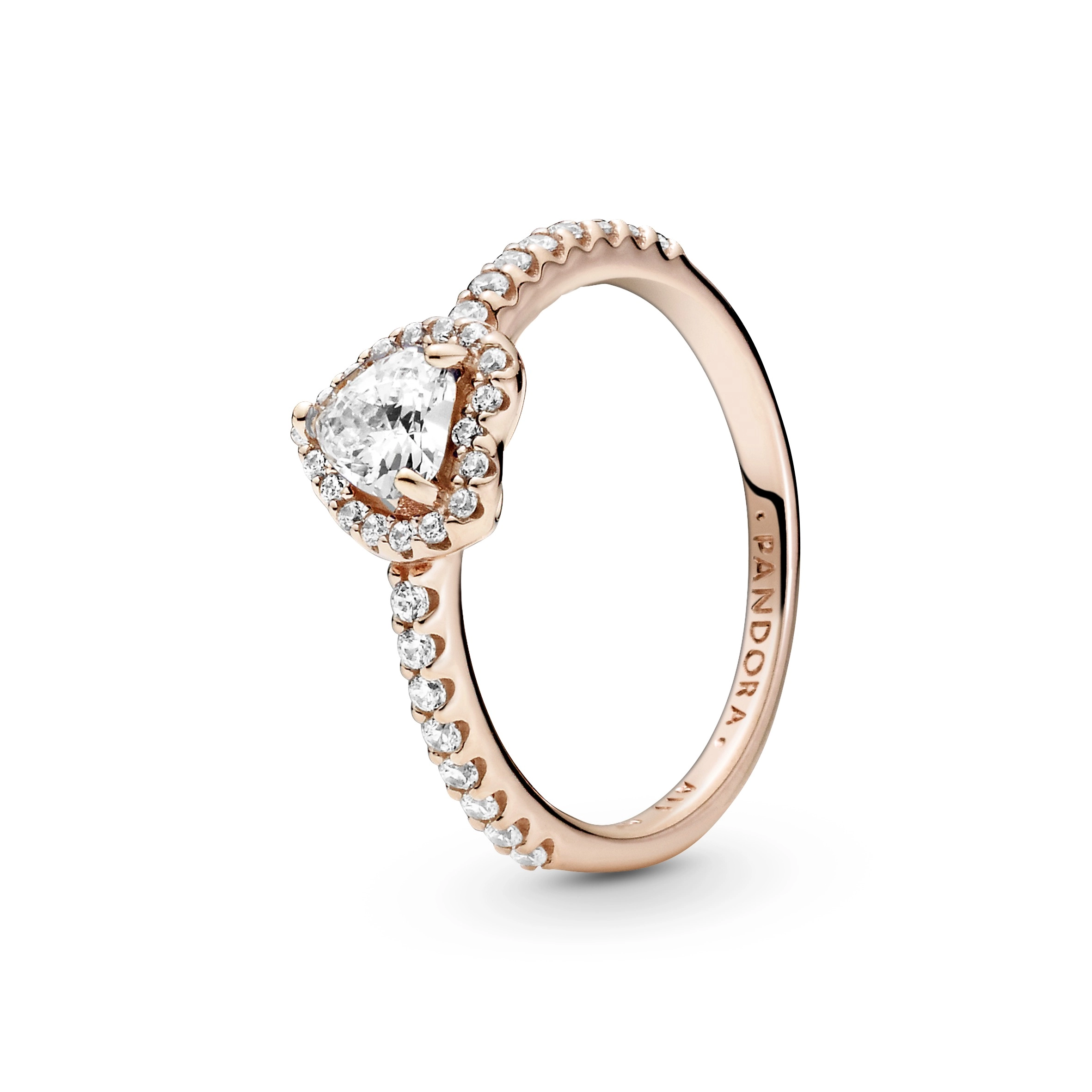 PANDORA Rose 14K Վարդագույն ոսկու պատվածքով Արծաթյա Մատանի/ 188421C02-56