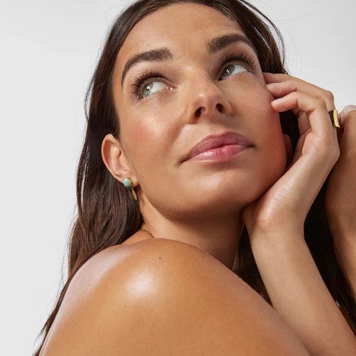TOUS Արծաթյա 18K Ոսկեպատ Ականջօղ/118653650