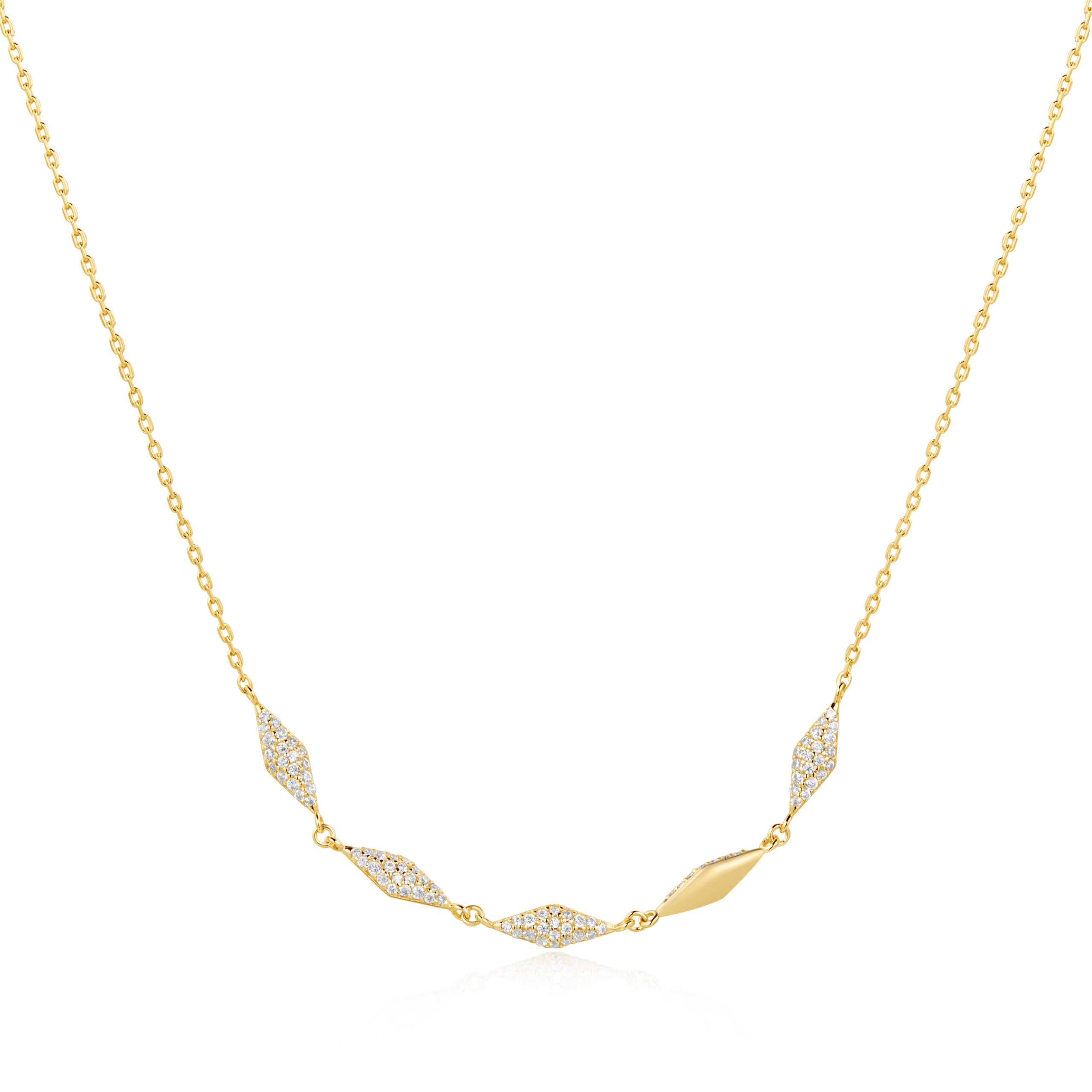 Ania Haie 14K Ոսկեպատ Արծաթյա Վզնոց/ N061-06G
